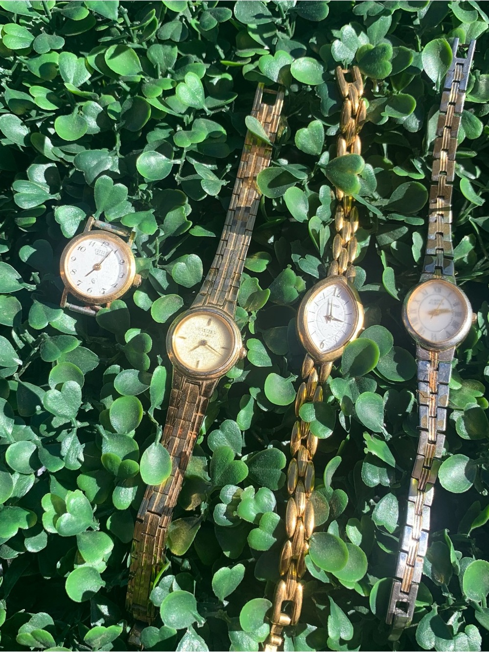 As Is Vintage Women’s Dainty Metal Wrist Watch Bundle Seiko Citizen etc - Picture 2 of 15